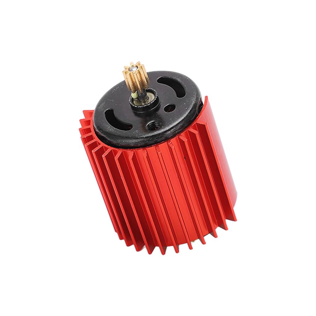 2rychlostní převodovka 370 kovový kartáčovaný motor s chladičem pro díly WPL RC pro upgrade auta