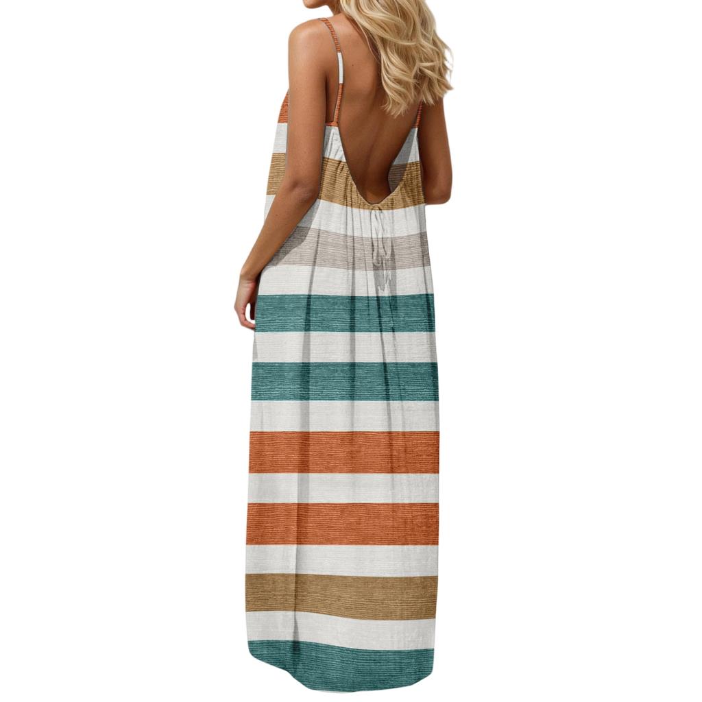Women's Casual, Fashionable And Retro Printed Dress