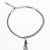 HARANG HR 332B_Tassel Half & Half Chain Bracelet