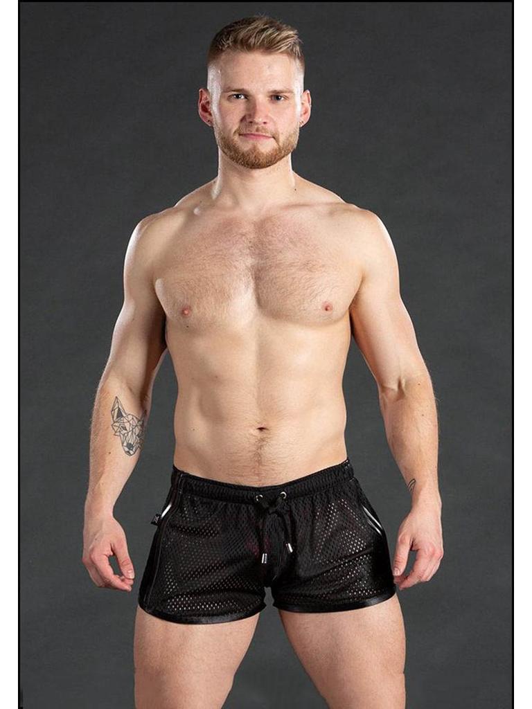 Hurtigtørkende pustende sportsshorts for menn - Trekvart lengde for strand, fitness og utendørsaktiviteter