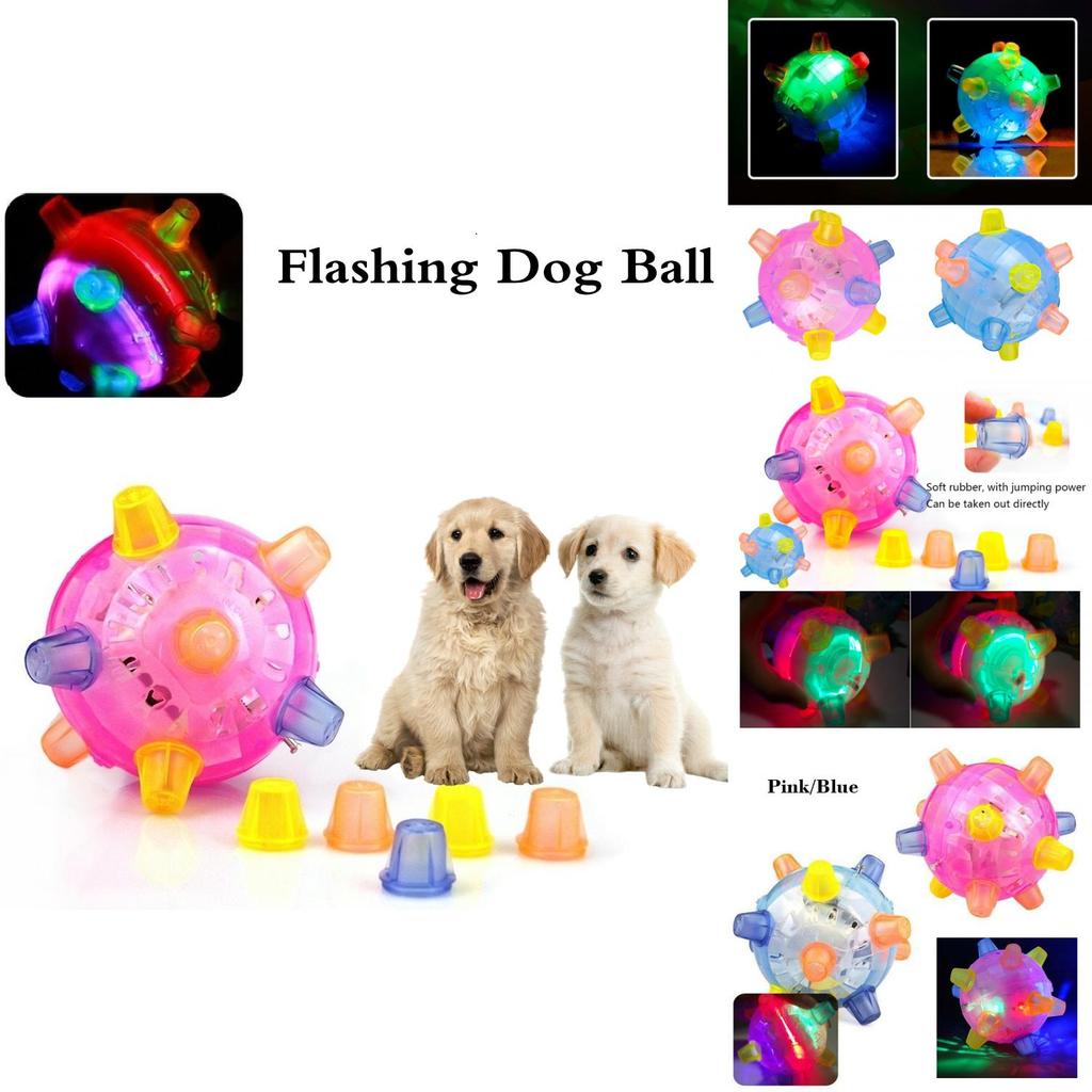 Kreatives Kinder-Leuchtspielzeug Blinkender Hüpfball mit bunten Lichtern und Soundeffekten