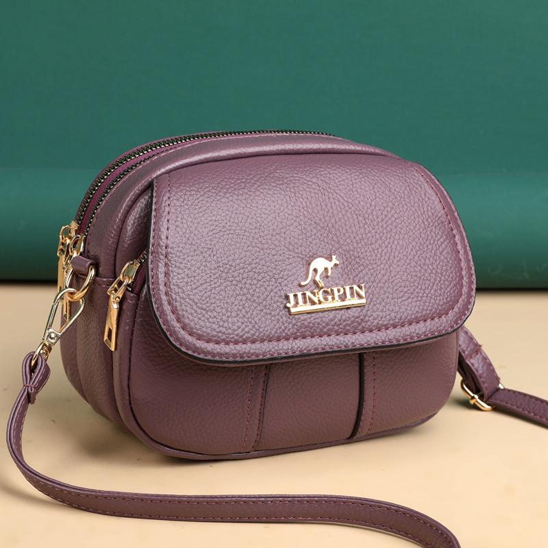 Crossbody Bag Women's Fashion Women's Bag Soft Leather Handbag Feeling New Large Capacity Lightweight Women's Shoulder Backpack