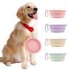 Pet Folding Bowl, Silicone Dog Bowl, Anti-tipping Outdoor Cat And Dog Food Utensils, Dog Food Basin, Dog Water Bowl Supplies, Dog Rice Bowl