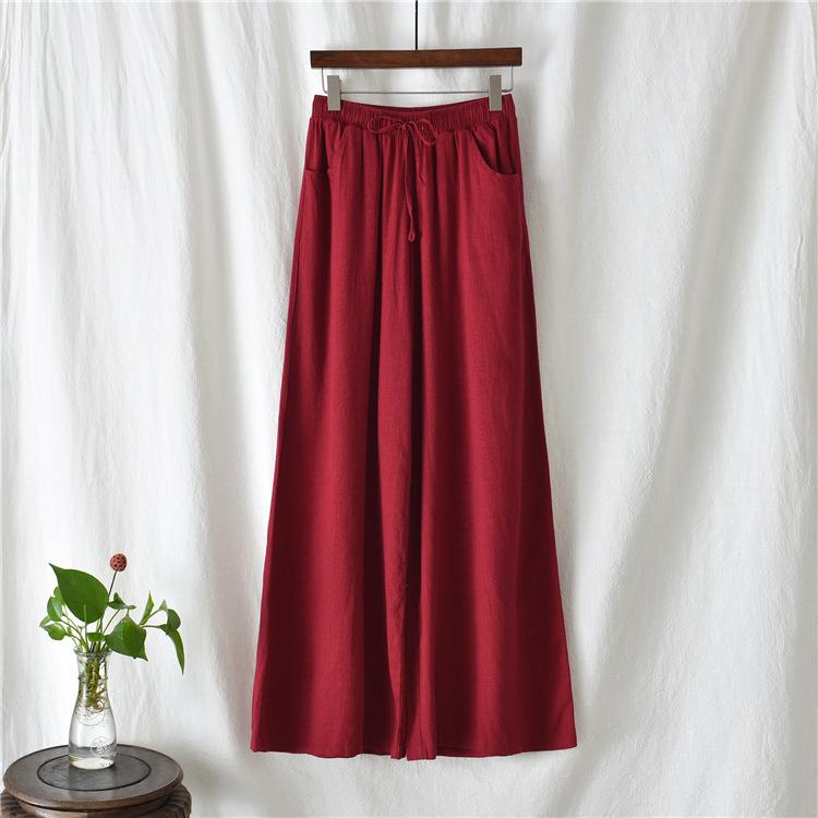 IHUASU Damenmode, lässig, einfarbig, bedruckt, Hosen und Caprihosen