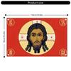 3x5ft Tsarist Russian Gonfalon Flag Religion Faith Portrait for Cultural Exhibition and Home Decoration Double Stitched