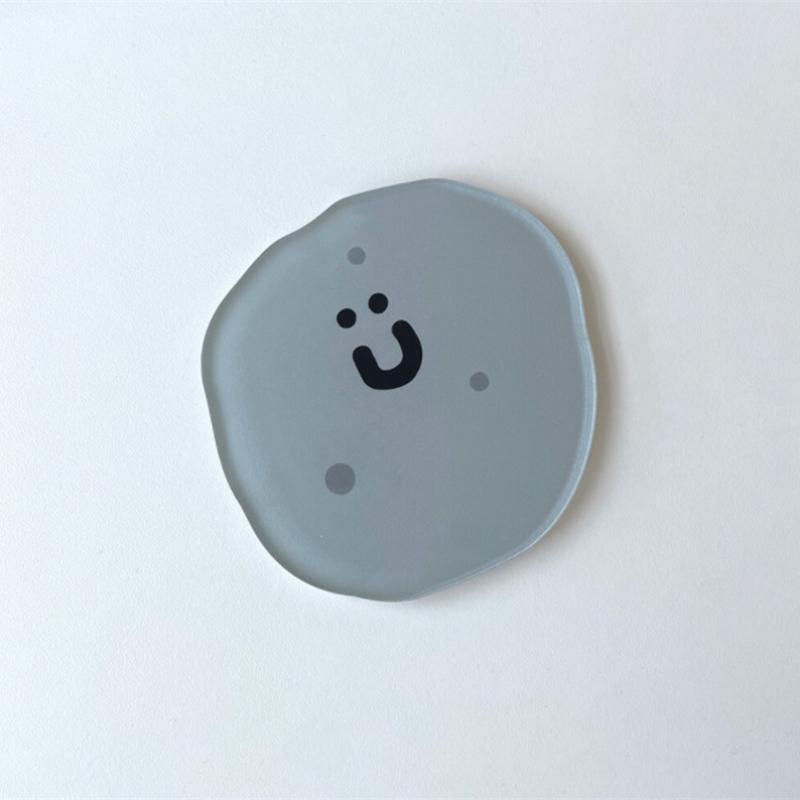 Cute Cartoon Acrylic Coaster Cup Mat Pad Mug Holder Mat Coffee Drinks Placemats Heat-resistant Bowl Mats & Pads Table Decoration