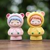 Creative Cartoon Girl Sweater Doll With Resin Material For Kids And Bedroom Decor