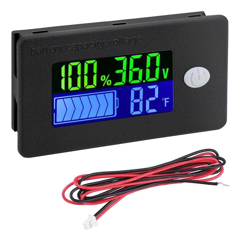 

Battery Capacity Tester Digital Voltmeter for Various Voltage Systems including Lithium Iron Phosphate Batteries