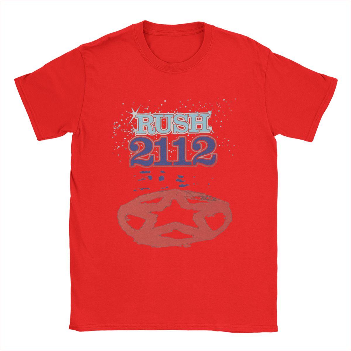 

Мужские футболки с принтом группы Rush Never Walk Alone 2112, из чистого хлопка, уникальные футболки с коротким рукавом и круглым вырезом S