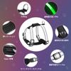 KOSKILL Illuminated Dog Harness for Small and Rechargeable LED Pet Harness with RGB Changing Reflective and Adjustable for Nighttime Traffic and