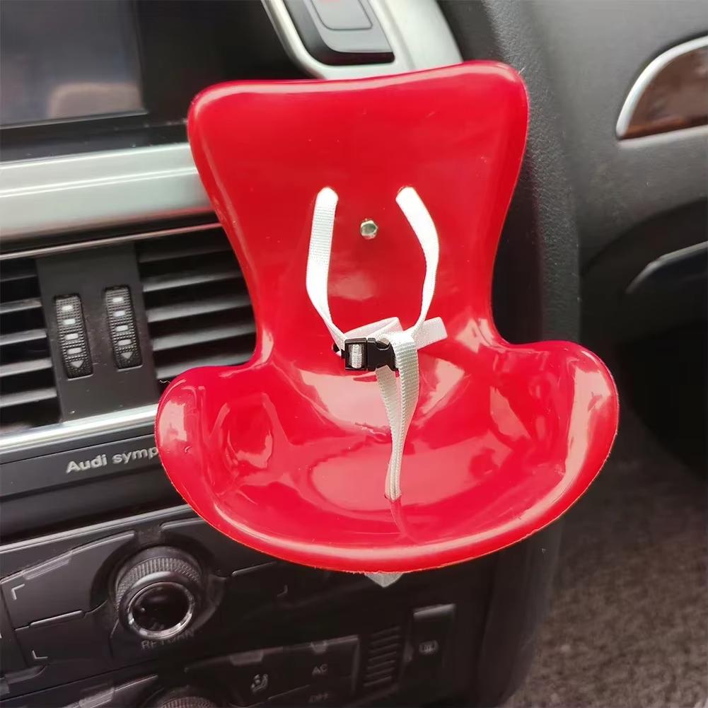 15-17cm Doll Seat Carseat Safety Seat Cute Doll Air Outlet Aromatherapy Decoration High-Grade Car Interior Decoration Accessorie