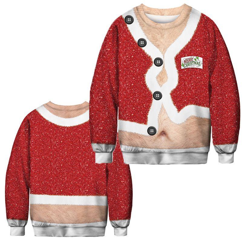 And Soft Mens Womens Ugly Christmas Sweater With Long Sleeves Pullover Design**