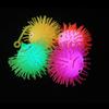 Stress Children Adult Vent Ball Elastic Glow Hair Ball Glowing Hair Flash Ball LED Light Up Toy