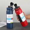 1000ml Jednoduché vakuové termosky z nerezové oceli 304 Velkokapacitní izolovaný hrnek přenosné termosky Venkovní sportovní láhev na vodu