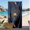 Leicester City Football Print Beach Towel, Large Soft Quick Dry Towel for Beach Camping Swimming