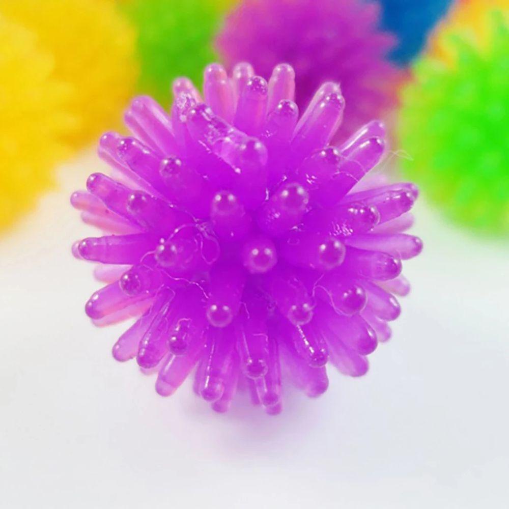 Toy Squeezes Ball TPR Ball Interactive Toys Thorn Ball Pet Cat Toys Stretch Plush Ball Arbutus Ball