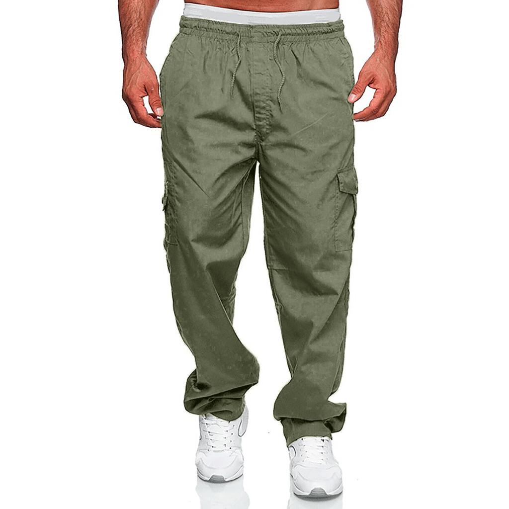 Men's Sports Casual Jogging Trousers Lightweight Hiking Work Pants Outdoor Pant
