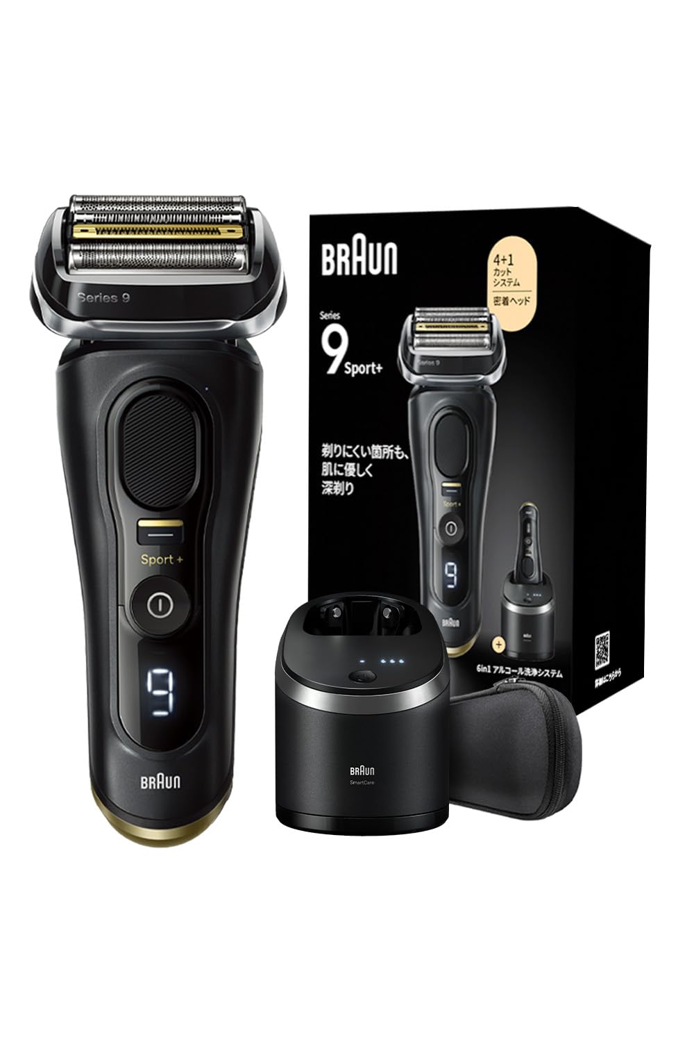 

Електробритва Braun Series 9 SPORT Електробритва 9360cc 6 в 1 Система очищення від спирту включає чохол для бритви Чорний для чоловіків