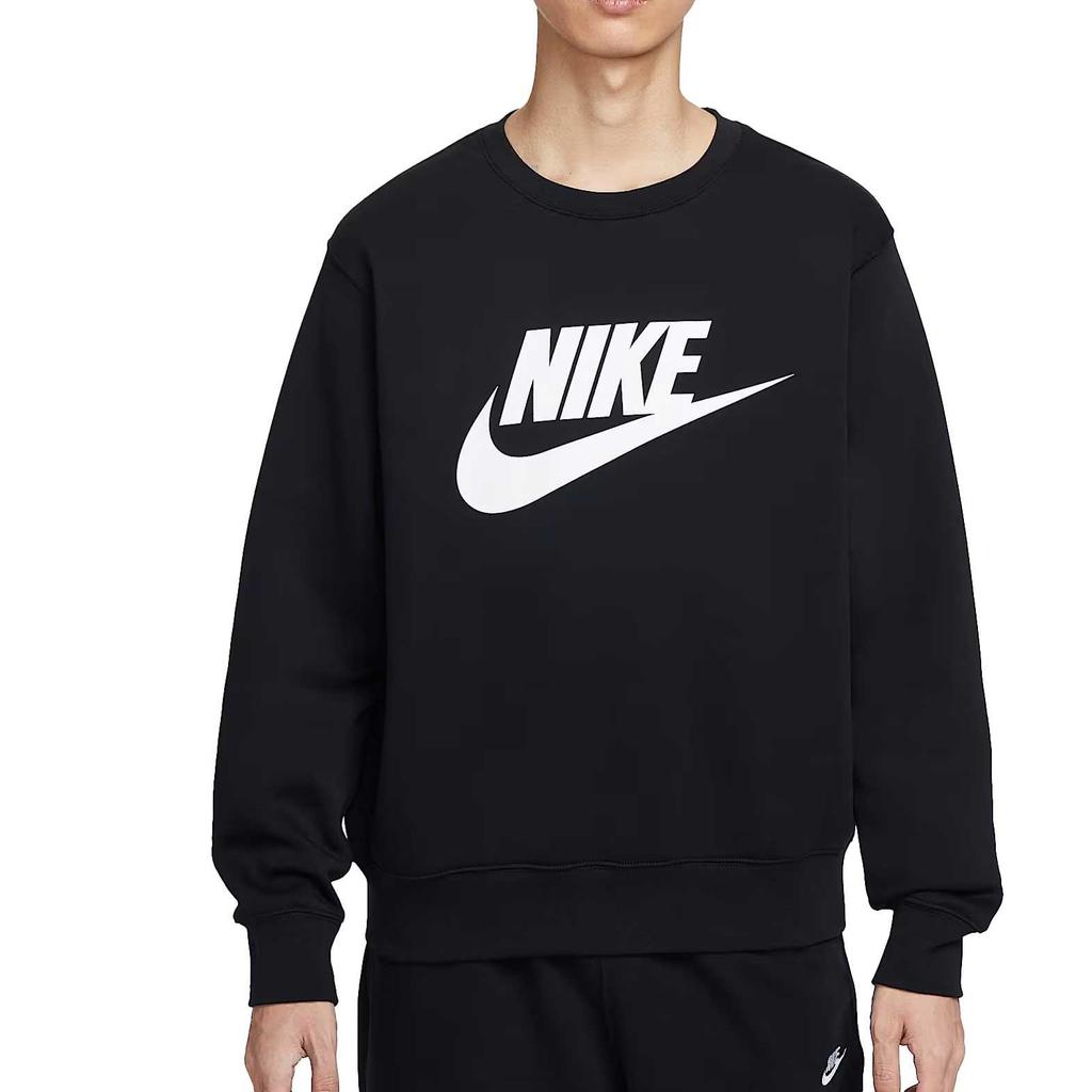 Nike Crew Neck Pullover Solid Color Sweatshirt Men Sweatshirt FN3891-010