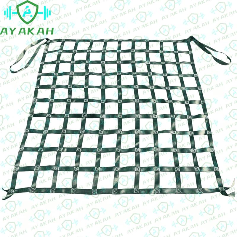 AYAKAH Military Green Flat Lifting Cargo Net