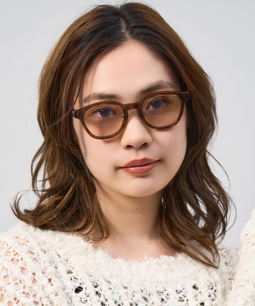 [Zoff] Wellington-style Sunglasses (Brown (Clear)) UNITED ARROWS SUNGLASSES  United Arrows Unisex UV Protection Stylish Women's Men's [ZA241G1043A1