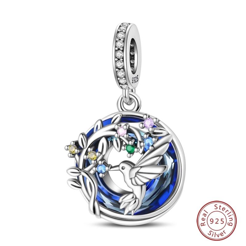 Original Copper Charms Beads Pendants Warm Family & Sunflower Heart Suitable For 3Mm Bracelets Diy Jewelry Making