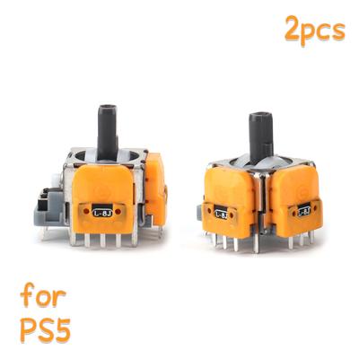 Replacement Hall Electromagnetic 3D Analog Joystick High Precision Hall Effect Thumb Sticks Joystick Rocker for PS4/PS5/Xbox One
