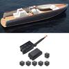 12V Auto 6 Way Fuses Relays Box Block With Relays and Harness for Car Marine