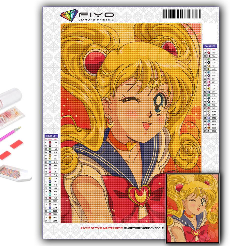 YSCOLOR Diamond Painting 5D Tondo 'Moon Panda' 30x40 Cm - Kit Completo Con Tela, Diamanti E Strumenti - Ricamo Mosaico Fai Da Te Per Decorazione Casa E Regalo Antistress