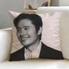 popular celebrity Musife Lee Byung Hun Cushion Cover Soft  EasyWash Pillow Case  Versatile for Couch Bed Travel and Office