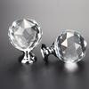 10Pcs 30mm Crystal Ball Pulls Knobs Handles for Cupboard Wardrobe Cabinet Drawer Door
