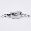 Retractable Steel Wire Keychain Return Clip Key Ring Holder Camping Travel Tool