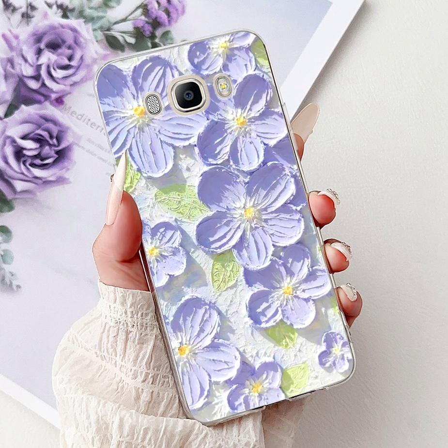 For Samsung Galaxy J5 2016 Case SM-J510F New Luxury Painted Cover Soft Silicone Phone Case For Samsung J3 J5 J7 2016 Fundas Capa