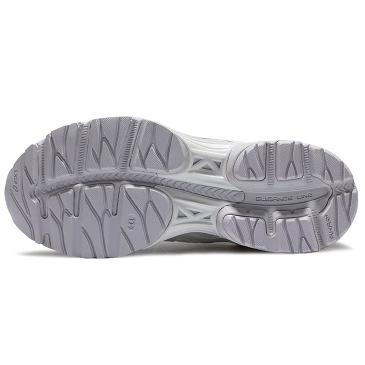 Asics Gel-Flux 4 Outdoor Fabric Synthetic Leather Durable Breathable Rebound Low-Top Gel Trail Running Shoes Women sneaker White 1012A523-112