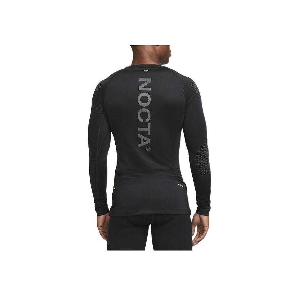 Nike X NOCTA Basquetebol Camiseta Interior de Manga Comprida Preto Masculino Streetwear DN0001-010