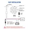 0-190 ohms Fuel/Water Level Sensor For Auto Car Boat Water Tank Level Indicato Stainless Steel Fuel Level Gauge Car Accessories