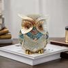 Retro Animal Statue Luxury Miniature Figurine Sculpture Foyer Decoration Owl Ornament  Gift