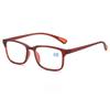 Men's Square Frame Myopia Glasses Ultra Lightweight Simple Comfort Minus Diopter Eyeglasses Women's Eyepieces Diopter To -4.0