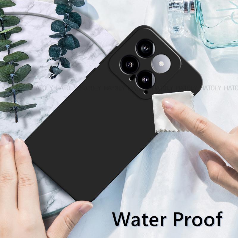 For Xiaomi 14 5G Case Cover Luxury Original TPU Shockproof Liquid Silicone Protective Phone Back Cover For Xiaomi 14 13 12 Pro