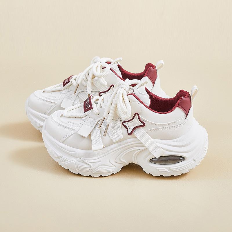 Platform Shoes Womens  Autumn New Platform Heightening Casual Shoes Women Fashion Versatile Casual Sneakers  De Mujer