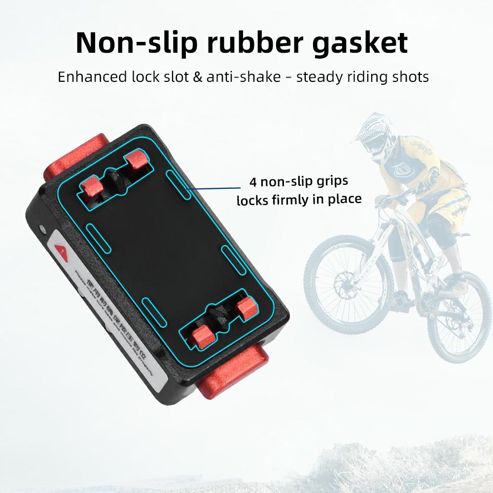 FLYMILE Magnetic Quick Release Base For Insta360 Ace/Ace Pro/Ace Pro 2/X5/X4/X3/X2 Aluminum Alloy Two-Claw Mount