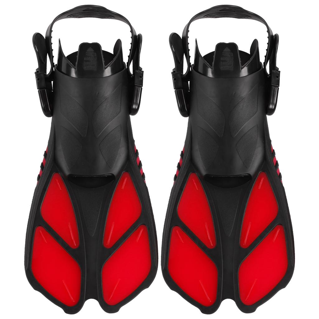 1 Paar Verstellbare Schwimmflossen Weiche TPR Offene Ferse Lange Tauchflossen zum Schnorcheln