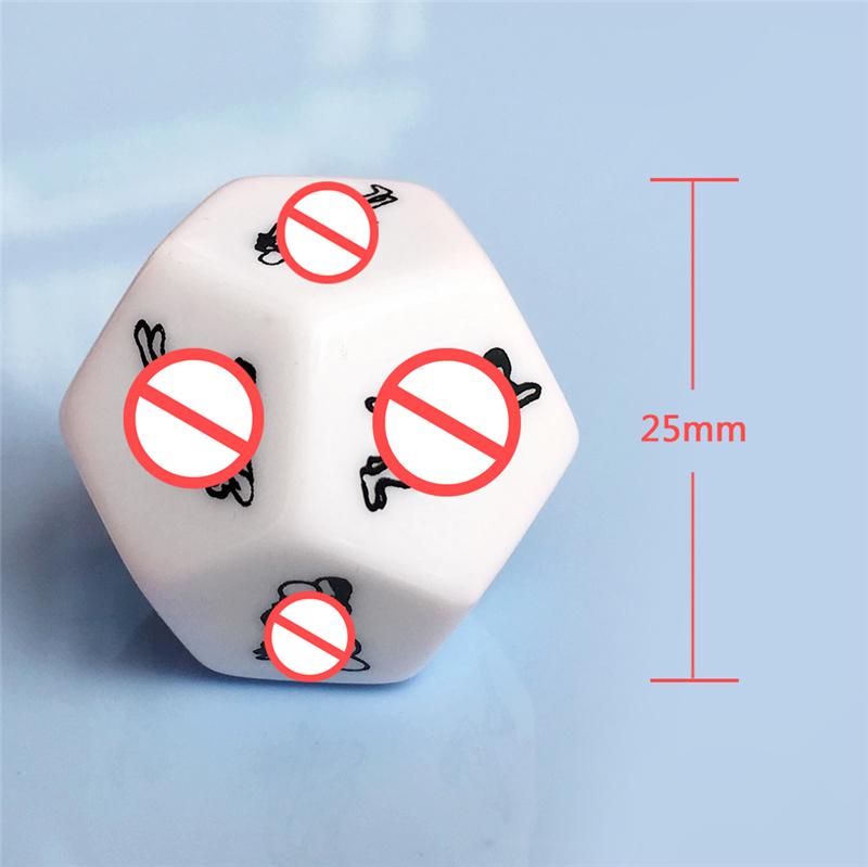 Funny Sex Dice 6 12 Sides Adult Game For Couples Women Romantic Love Humor Erotic Crap Dice Christmas Gift