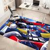 1pc UFO Robo Grendizer Print Area Rug - Soft, Washable Non-Slip Indoor Mat, Living Room, Home Office Decorative Rug,Office Decorative