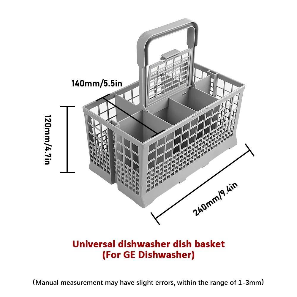 Universal Dishwasher Cutlery Basket Foldable Kitchen Tableware Drying Organization for Dishwasher Replacement Accessory 1Pc