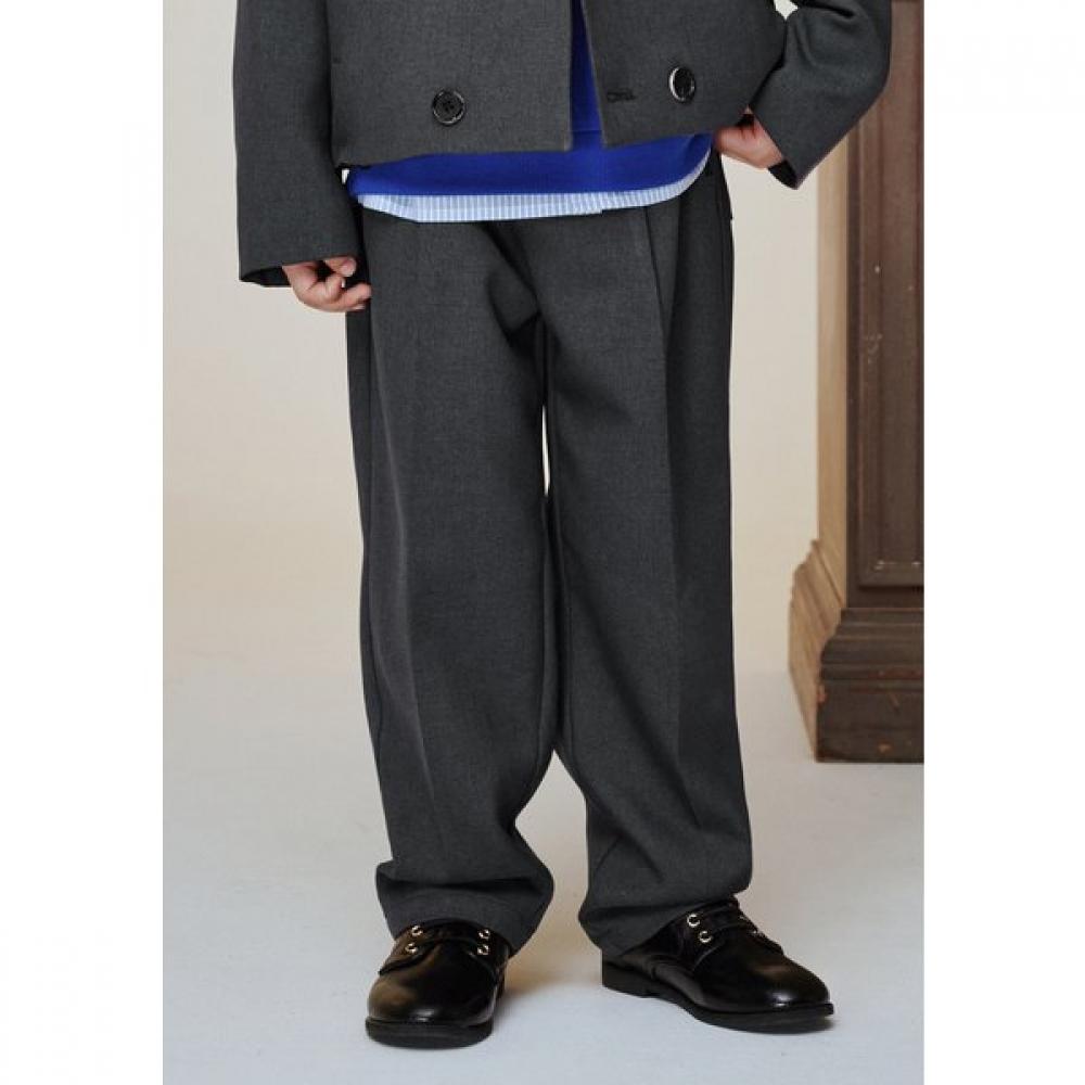 The Coffee Bean   Tea Leaf Charcoal Pleated Pants Ba11pt07cg CharcoalGray/165