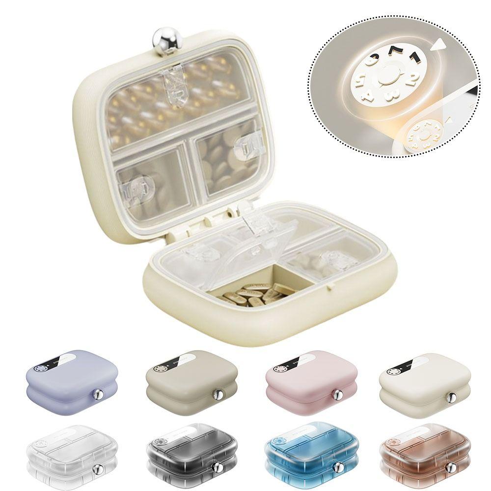 Compartmentalized Pill Box 7 Grids Daily Pill Organizer Gifts Small Tablets Boxes for Pill Jewelry
