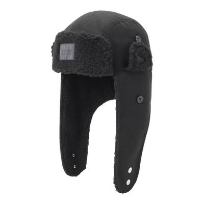 New Era Trapper Černá Nášivka Boa TRAPPER TKANÁ NÁŠIVKA BLK Bunda, Černá, XL,