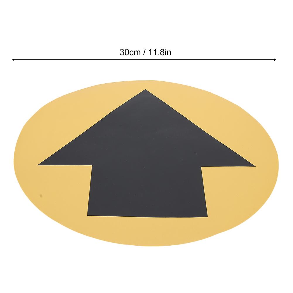 

5 шт. сумка знак безопасного расстояния наклейка расстояние предупреждение напольная наклейка для магазина HospitalXG019