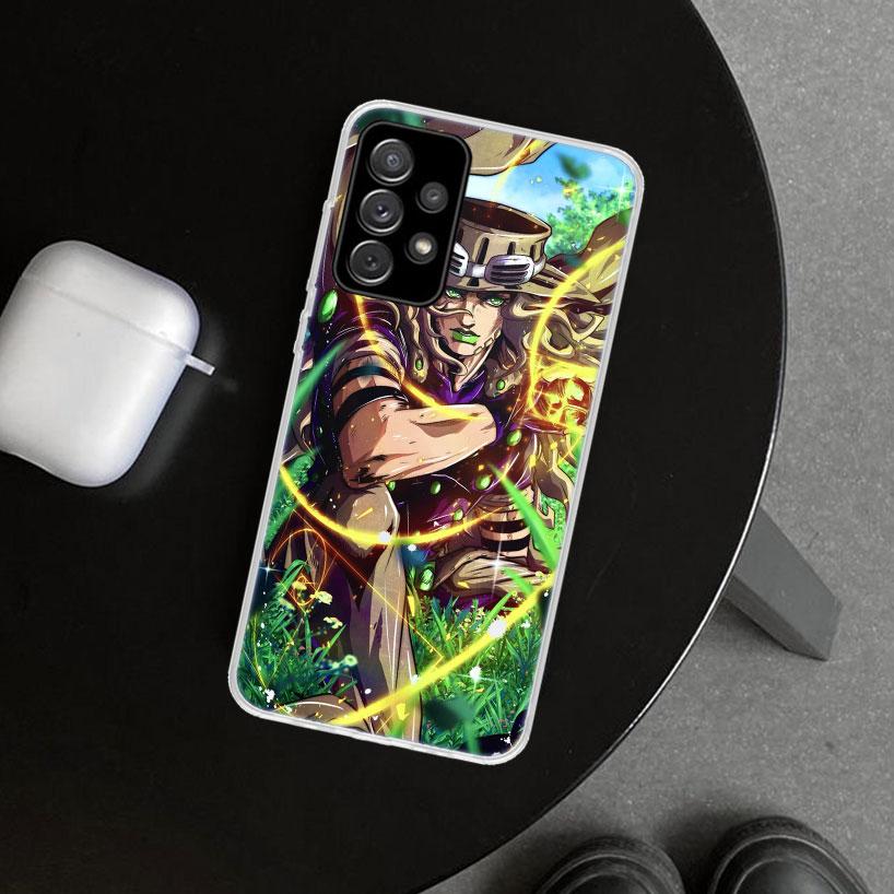 JoJo's Bizarre Adventure Cool Phone Case Cover for Samsung Galaxy A12 A22 A32 A52 A72 A02S A51 A50S A31 A20S A10S Note 20 Ultra